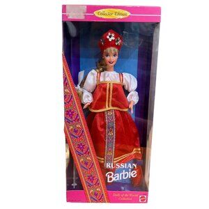 Mattel 1996 Russian Barbie #16500 Collector Edition Dolls Of The World